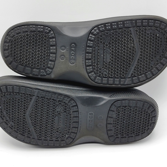 CROCS ON-THE-CLOCK LITERIDE WORK SLIP-ON. SIZE W-10 M-8. S1010 - Picture 5 of 7